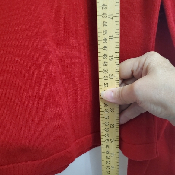Talbots Red sweater - Picture 8 of 10